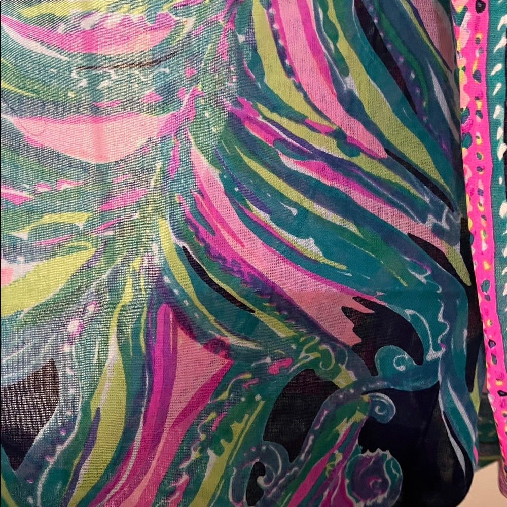 Vibrant Multi-Color Patterned Scarf - image 2